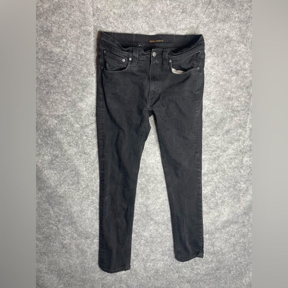 Nudie Jeans Black Men Jeans
